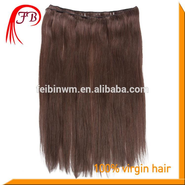 Factory Price 7A Human Virgin Straight Color #2 Hair Weft Natural Russian Hair