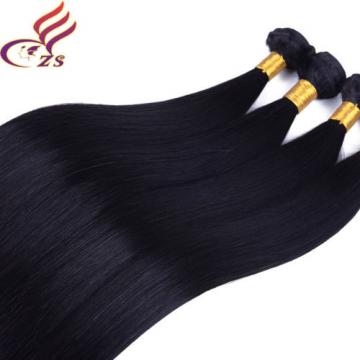 1 Bundle 100% Virgin Brazilian Straight Hair Extension Human Unprocessed Weave