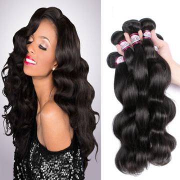 4 bundles Brazilian Virgin Remy Hair Body Wave Human Hair Weave Extensions 200g