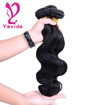 7A Body Wave 100% Virgin Brazilian Human Hair Extension Weft 3 Bundle/300g