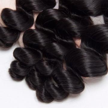 Virgin Brazilian Hair Weave 150g/3Bundles Loose Wave 100% Human Hair Extensions