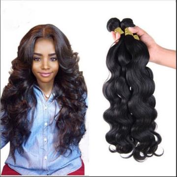12&#034; 3 Bundles Body Wave  Brazilian Virgin Weave Weft 100% Human Hair 150g total