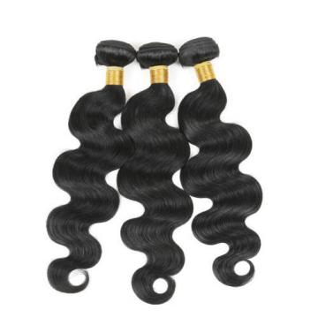 8A Brazilian Virgin Body Wave Human Hair Extensions 3 Bundles/150g Hair Weave