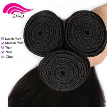 One Bundles 50g Unprocessed Virgin Brazilian Human Straight Hair Weave Extension