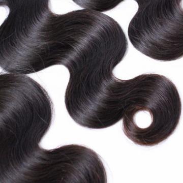 8A Brazilian Virgin Body Wave Human Hair Extensions 3 Bundles/300g Hair Weave