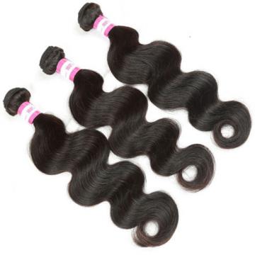 3 Bundles(8&#034;+10&#034;+12&#034;)300g Full Head Hair Weft Virgin Brazilian Body Wave Weave