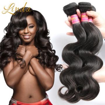 8A Unprocessed Brazilian Virgin Hair Body Wave10&#034;+12&#034;+14&#034;/150g Human Hair Weave
