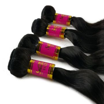 Unprocessed 100% Brazilian Loose Wave Virgin Hair Bundles Weft 4 Bunldes 200g