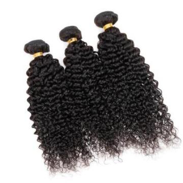 3 Bundles 150g Virgin 100% Brazilian Kinky Curly Hair Weave Human Hair Extension
