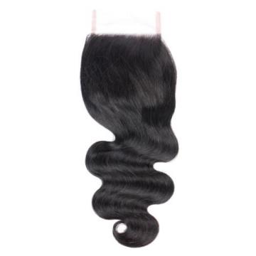 Top Qualty Brazilian virgin hair Lace closure 4*4 16inch Brazilian Body Wave