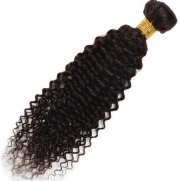 10-20&#034;100% Virgin Brazilian Weft Kinky Curl Human Hair Extensions 3 Bundles/300g