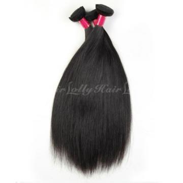 3Bundles 100% Unprocessed Virgin Indian Straight Hair Extension Human Weave Weft