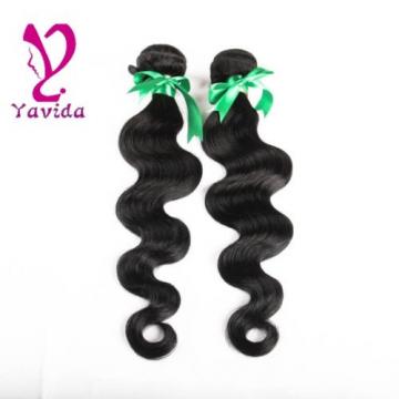 8A Brazilian Body Wave 100% Virgin Human Hair Weave 2 Bundles Extensions 200g