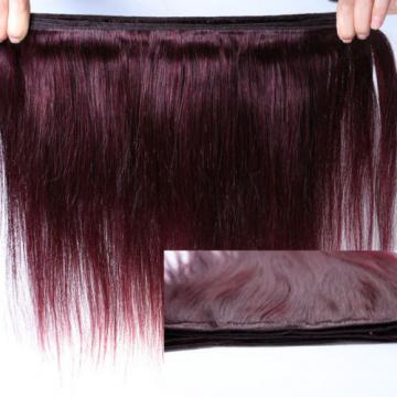 Brazilian Virgin Hair Color 33# Straight Real Remy Human Hair Extension Weft