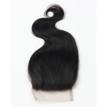 Grade 7A Body Wave Human Hair Brazilian Black1B Virgin Hair Lace Frontal Closure