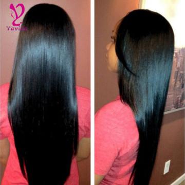 400g/4bundles Silky Straight Human Hair Weave Weft 100% Virgin Peruvian Hair