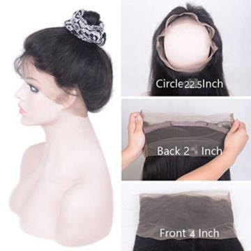 Peruvian Virgin Human Hair 360 Lace Frontal Closure Body Wave Full Lace Closure