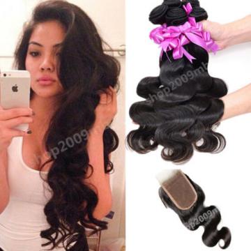 100% Unprocessed Brazilian Peruvian Virgin Human Hair Weave 8A 300g 3bundles