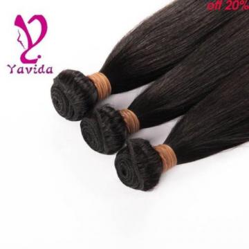 300g/3 Bundles Unprocessed Virgin Peruvian Straight Human Hair Extensions Weft