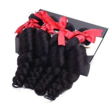 3 Bundles Virgin Hair Loose wave Hair Peruvian Remy Human hair extensions Weave