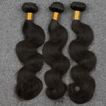 7A Peruvian Virgin Human Hair Body Wave 3 Bundles with 4*4 Silk Base Closure