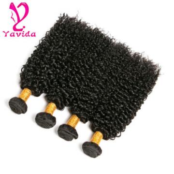 100% Unprocessed Peruvian Curly Virgin Hair Weave 4 Bundles Human Hair Extension