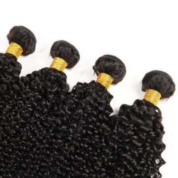 Peruvian Curly Virgin Hair Weave 4 Bundles Human Hair Extension 100%Unprocessed