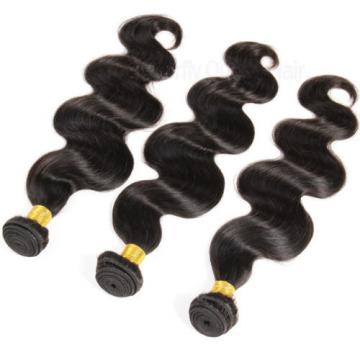 3 Bundles/300g Peruvian Body Wave Remy Human Hair Weave Virgin Hair Extensions
