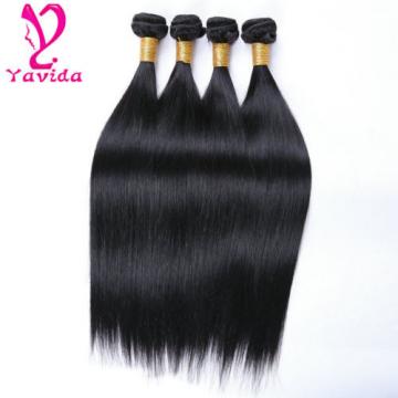4 Bundle Peruvian Straight Hair 8A Virgin Hair Bundle Deals Human Hair Extension