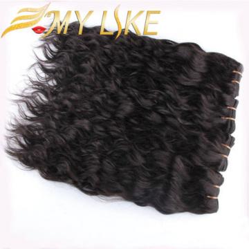 7A Peruvian Hair Water Wave Weft Virgin Hair Wet and Wavy Virgin Peruvian Curly