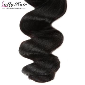 US Thick Loose wave 3Bundles/300g 100% Peruvian Virgin Human Hair Extension Weft