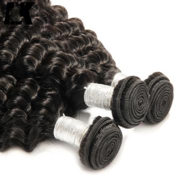 Peruvian Deep Curly Virgin Hair Weave 3 Bundles Human Hair Extension fast ship