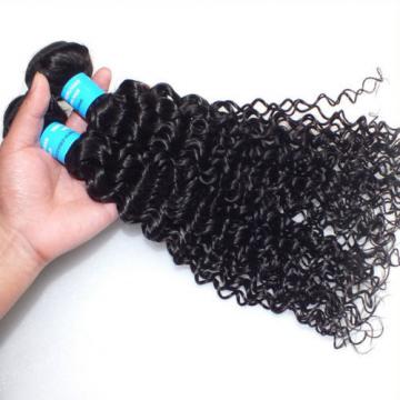 4 Bundles(10&#034;+12&#034;+14&#034;+16&#034;)/200g Virgin Peruvian Curly Weave Human Hair Extension