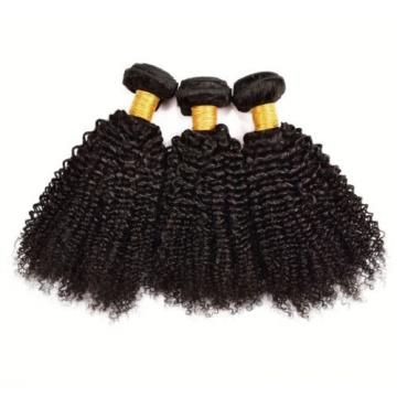 Peruvian Kinky Curly Virgin Hair 3 Bundle 300g Curly Weave Human Hair Extensions