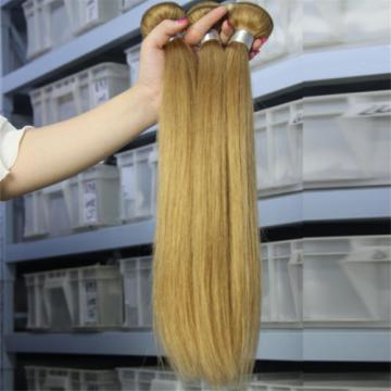 3 bundles Ombre 27# Peruvian Virgin Hair Bundles Straight Human Hair Extensions