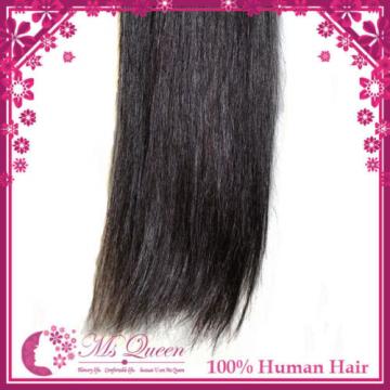 300g 20&#034; Peruvian Virgin Human Hair Extensions 1B Soft Straight Human Hair Weave