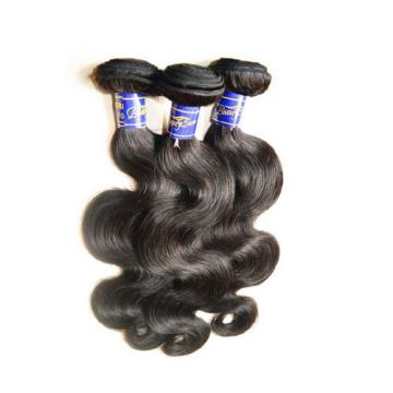 8A Peruvian Virgin Hair Body Wave 3Bundles 300g lot Natural Black Color