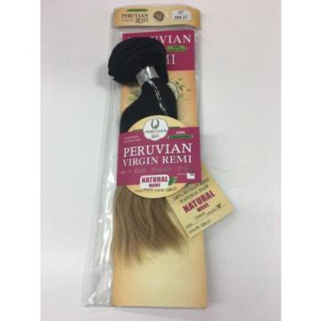 Peruvian 100% VIRGIN REMI Human Weave Hair OMBRE 2-Tone Extension 10&#034; OM27