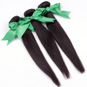Straight Hair100% Real Malaysian/Brazilian/Peruvian Virgin Human Hair Weave 1pac