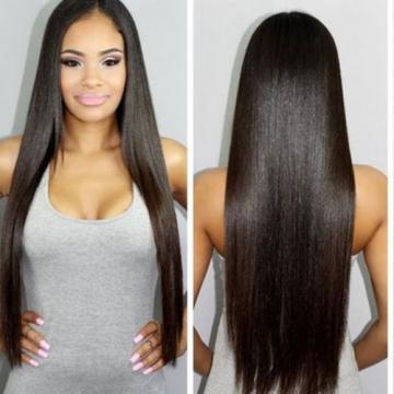 300g STRAIGHT A*** Brazilian Peruvian Real Virgin Human Hair Extensions 7A Weave