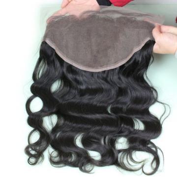Dreambeauty 7A Peruvian Virgin Hair Body Wave Lace Frontal Closure 13&#034;Ã—6&#034; Knots