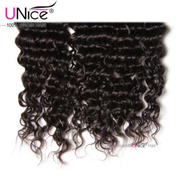 Peruvian Deep Wave Human Hair 4 Bundles/400g UNice Curly Virgin Hair Extensions