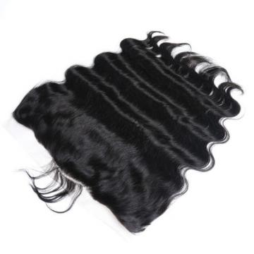 Lace Frontal Closures 13&#034;x4 PERUVIAN Body Wave Virgin Human Remy with Baby Hair