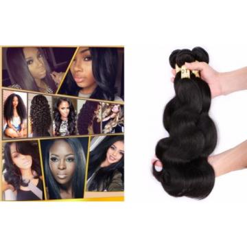 8A Virgin Brazilian/Peruvian Human Hair Extensions 18&#034;x4 Bundles/400g Body Wave