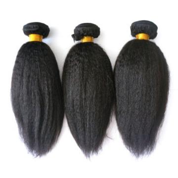 7A 100% Human Hair Peruvian Virgin Hair Italian Yaki 3 Bundles Hair Weave 300g
