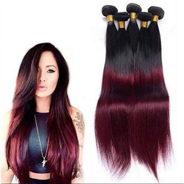 ATOZWIG 6A Omber Peruvian Virgin Hair Straight 1B/99J 3 bundles 12-28inch 100% H
