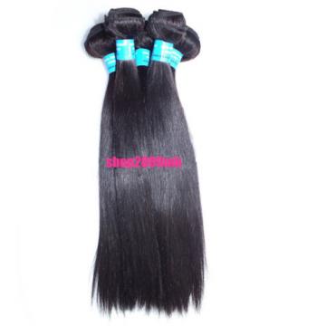 300G/3 Bundles Peruvian Human Hair Extension Virgin Straight  Hair