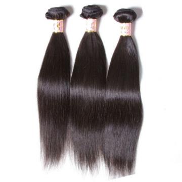 3 Bundles/150g Peruvian Virgin Human Hair Silky Straight 100% Unprocessed Hair