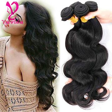 Peruvian Virgin Body Wave Weave 100% Human Hair Weft Extensions 3 Bundles/300g