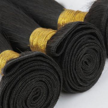 3 Bundles 20&#034; Virgin Peruvian 100% Human Hair Weave Extensions Straight Wefts